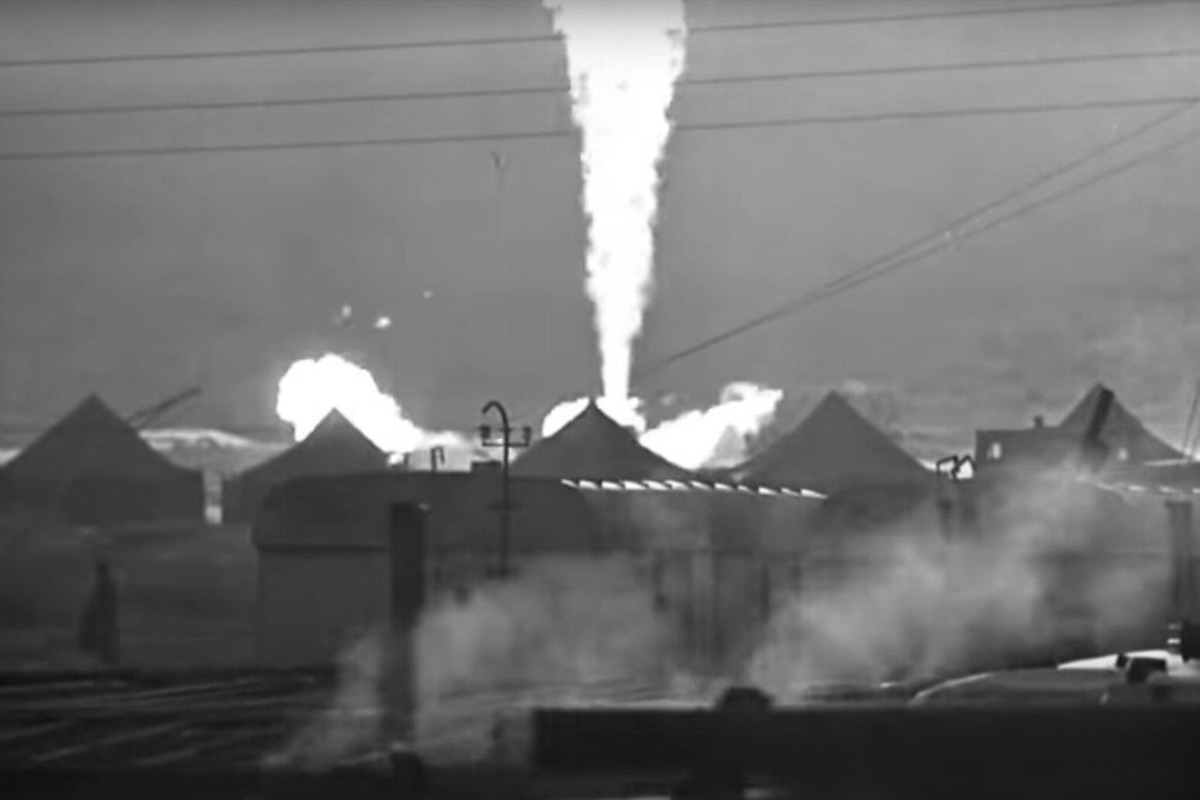 Газовый факел Урта-Булак