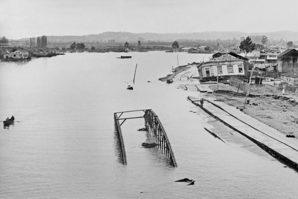Вальдивия в июне 1960 года. Фото