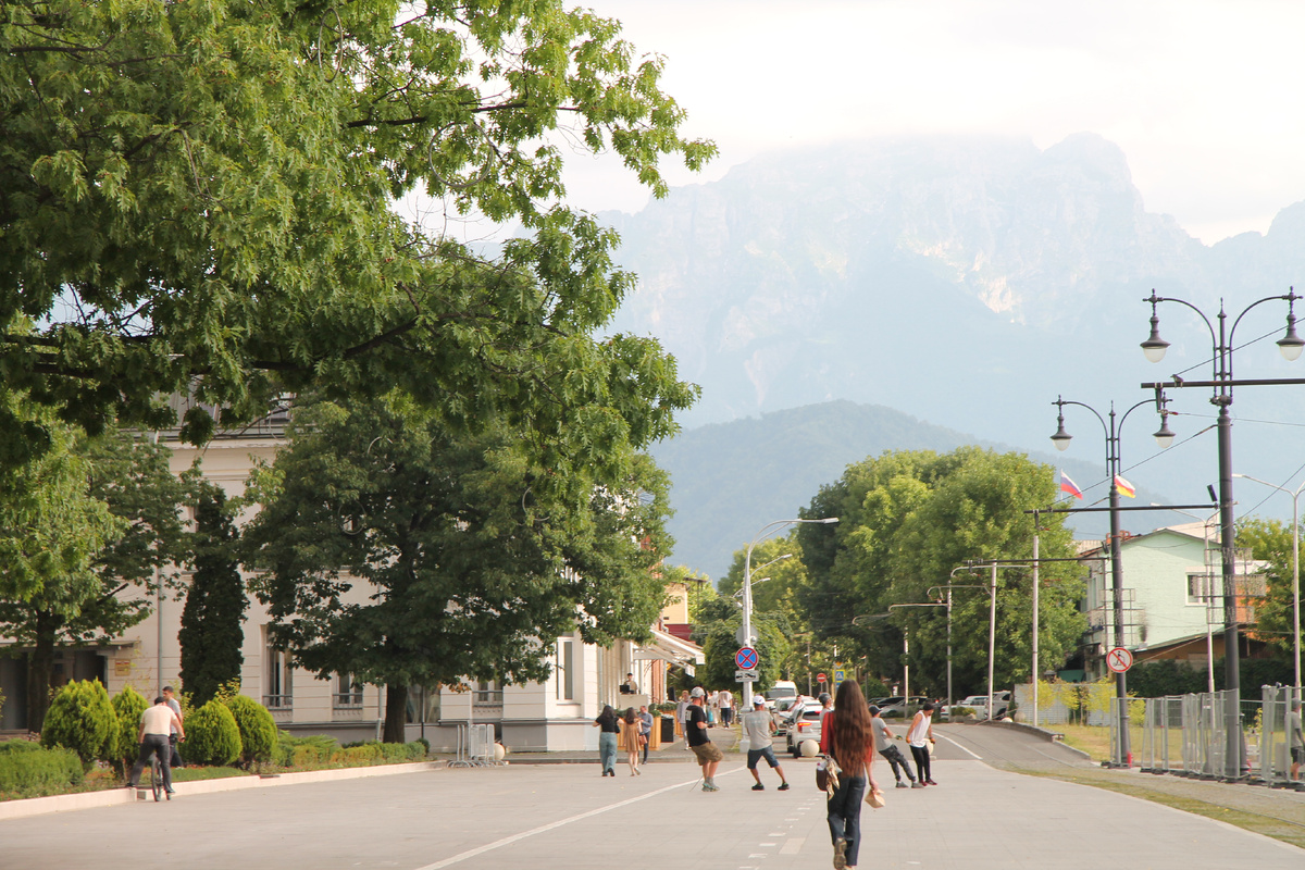 Проспект Мира. Владикавказ. Республика Северная-Осетия