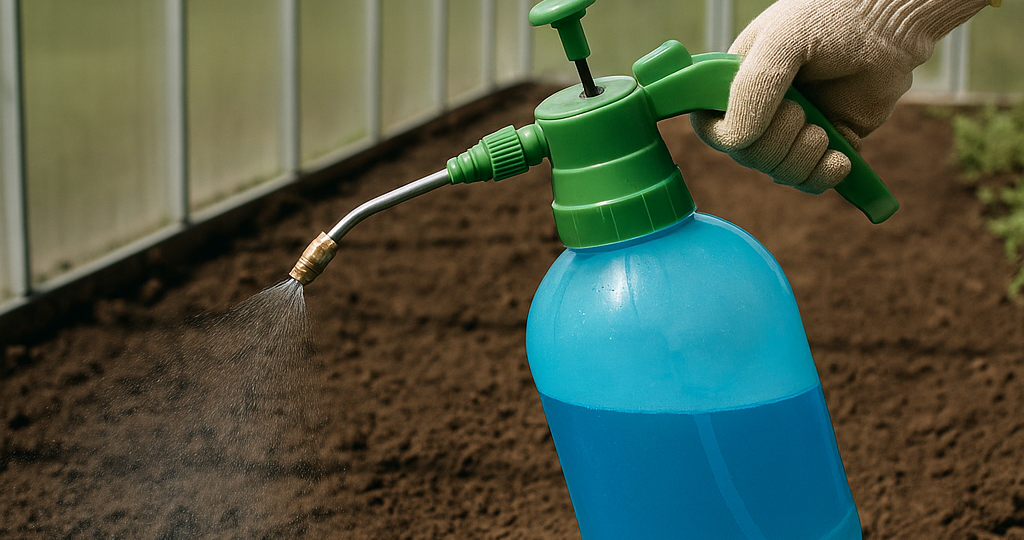 Обработка почвы купоросом в теплице: зачем и как правильно проводить