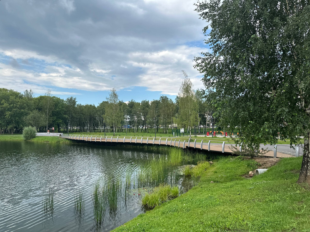 Смотровая площадка у Красноярского пруда