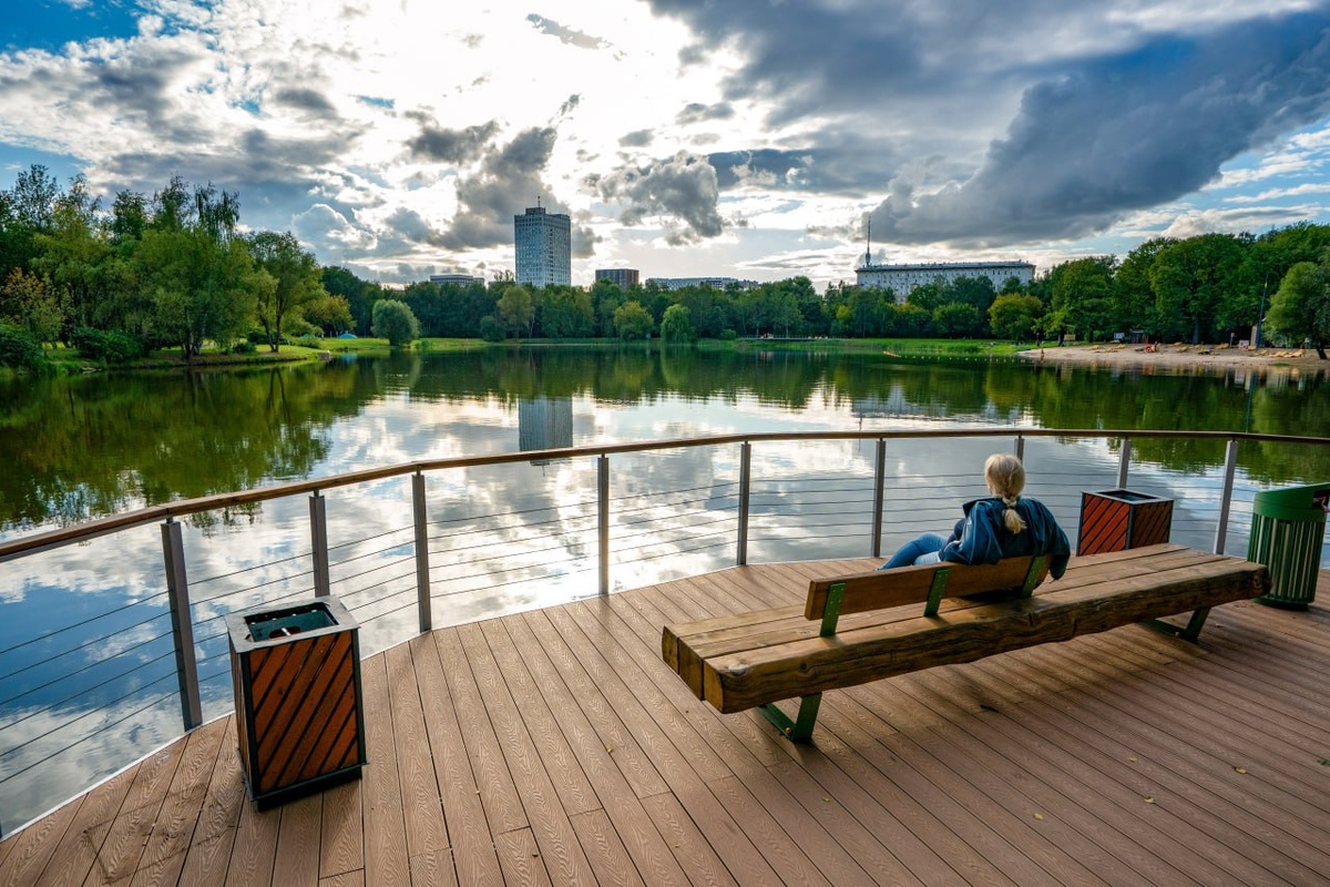 Зона отдыха у Большого Путяевского пруда