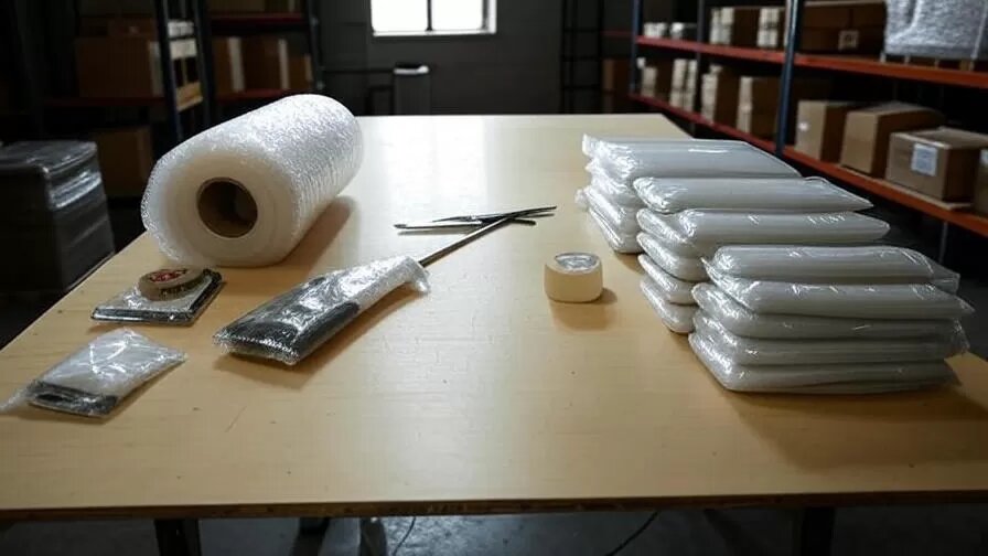 Готовый пакет ускоряет упаковку в несколько раз по сравнению с рулонным материалом.