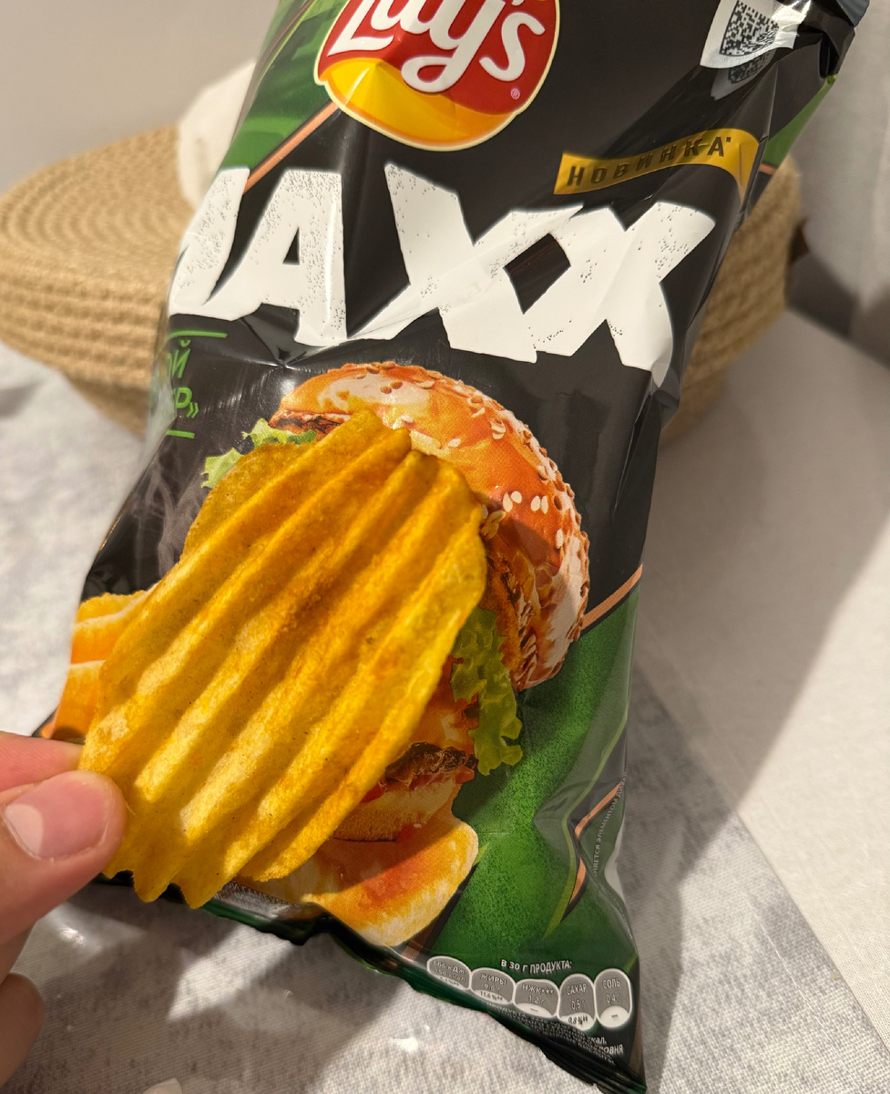 Чипсы внутри 