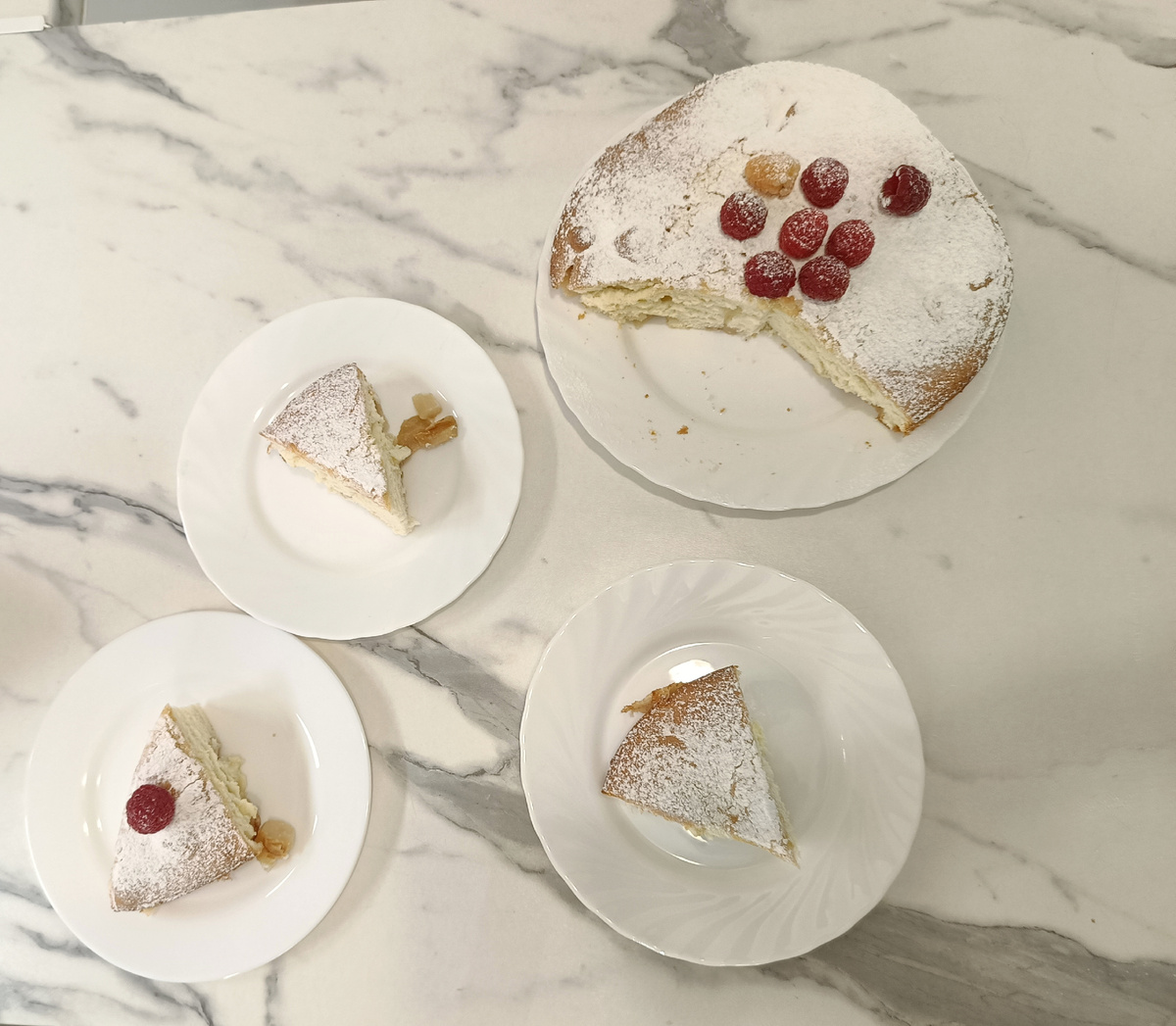 Готовая шарлотка 