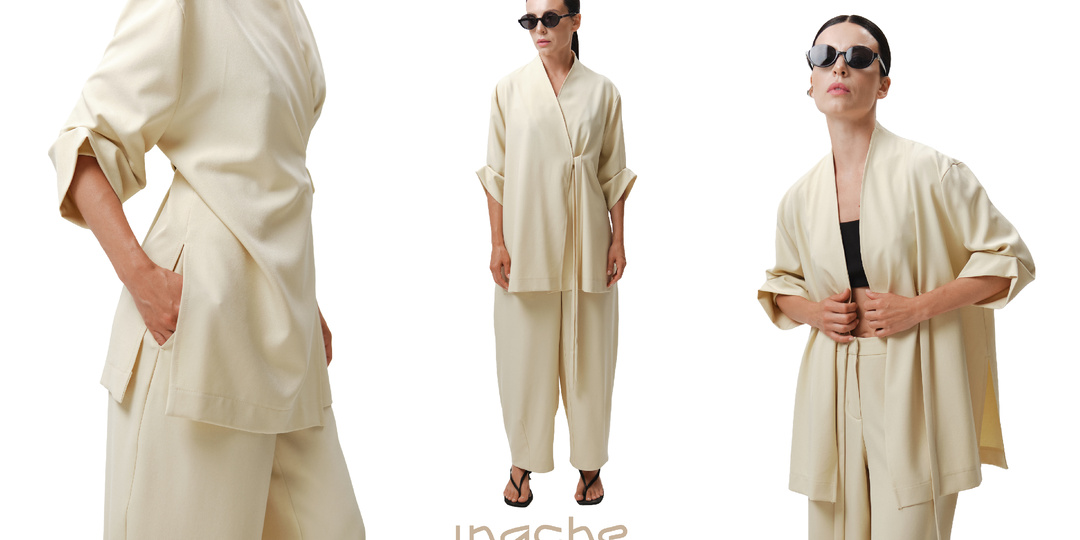 Новинка от российского бренда женской одежды Inache: жакет-рубашка, который ломает все правила офисного гардероба