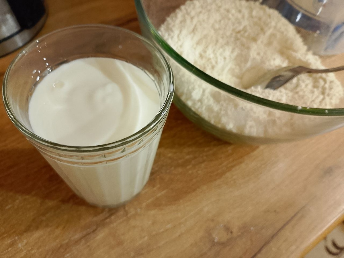 Стакан кефира