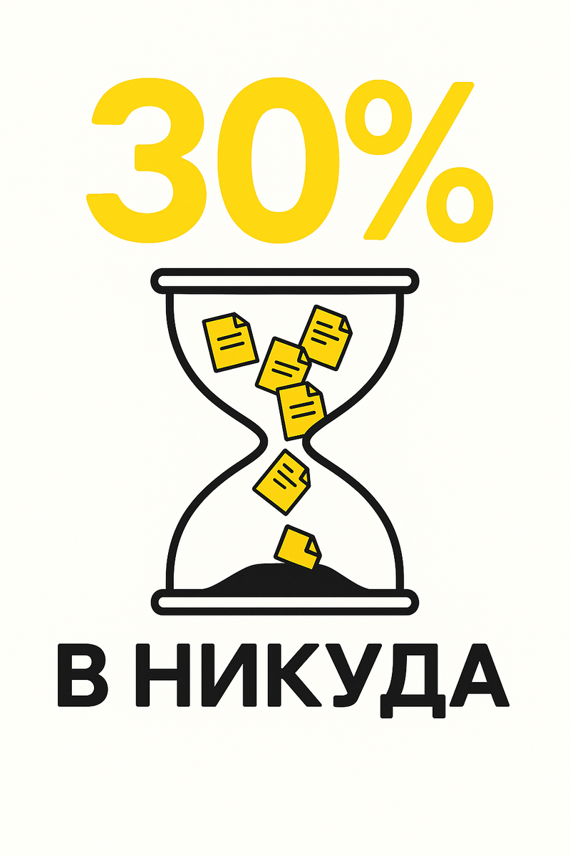 По данным РБК, бухгалтер тратит до 70% рабочего времени на ручной ввод первичных документов