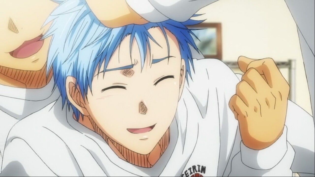 Куроко и Кагане из аниме "Баскетбол Куроко"