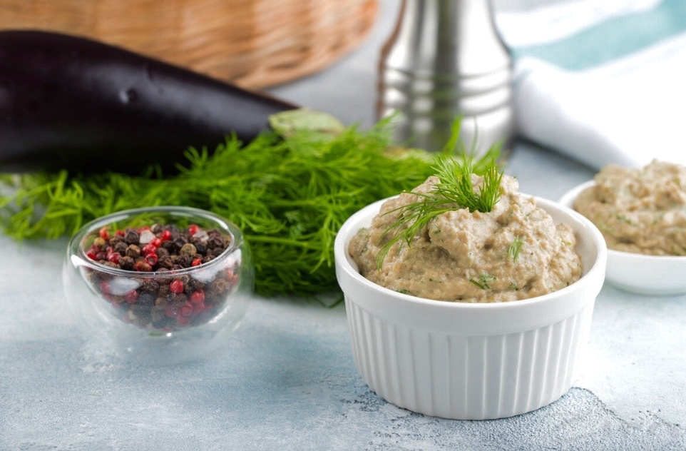 Паштет-суфле из баклажанов.