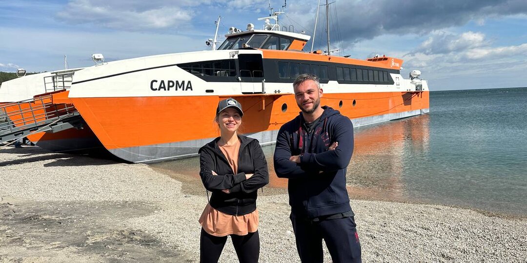 🚤 Первый катамаран на подводных крыльях запустили по Байкалу