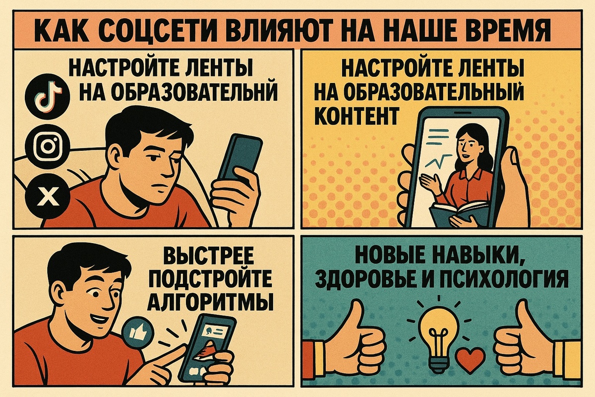 Лайфхаки для соцсетей: как превратить скроллинг в развитие и отдых