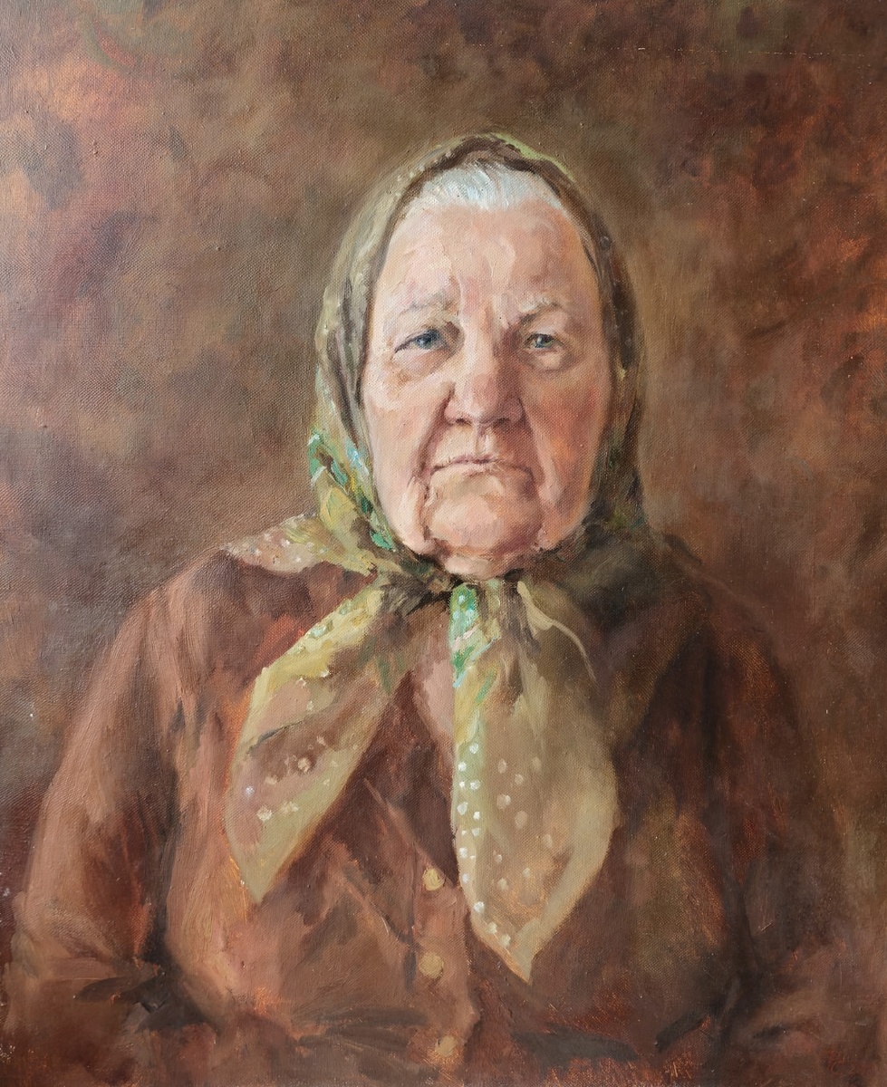 С. А. Родионова " Бабушка" хм 60х50
