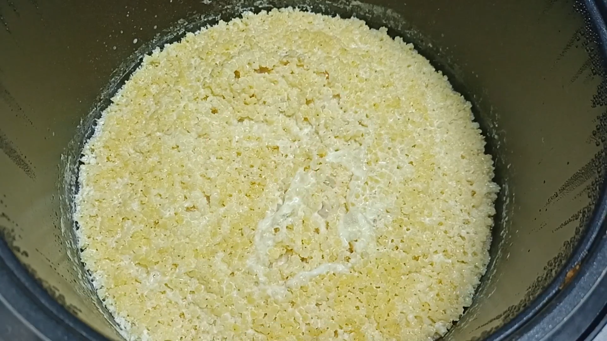 Варим пшенную кашу на молоке