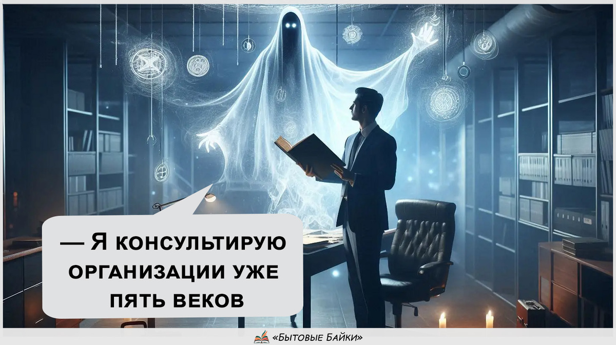 Консультант из загробного мира приходит на работу - Рассказ