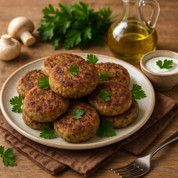 Котлеты из грибов без мяса рецепты от Дарики