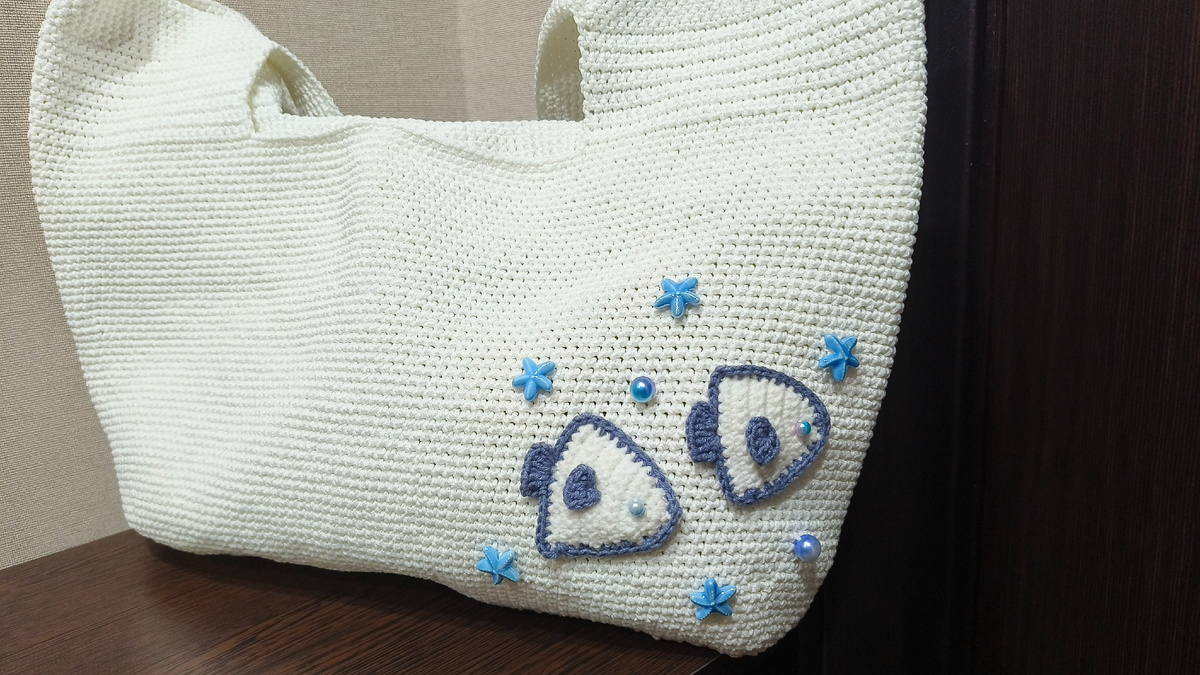 Новая сумка. Понлстью ручная работа