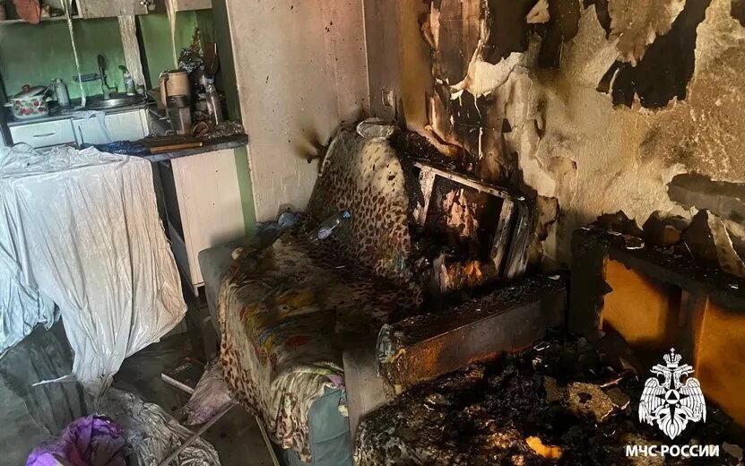    Квартира загорелась на ул. Баранова в Ижевске из-за оставленной аромасвечи