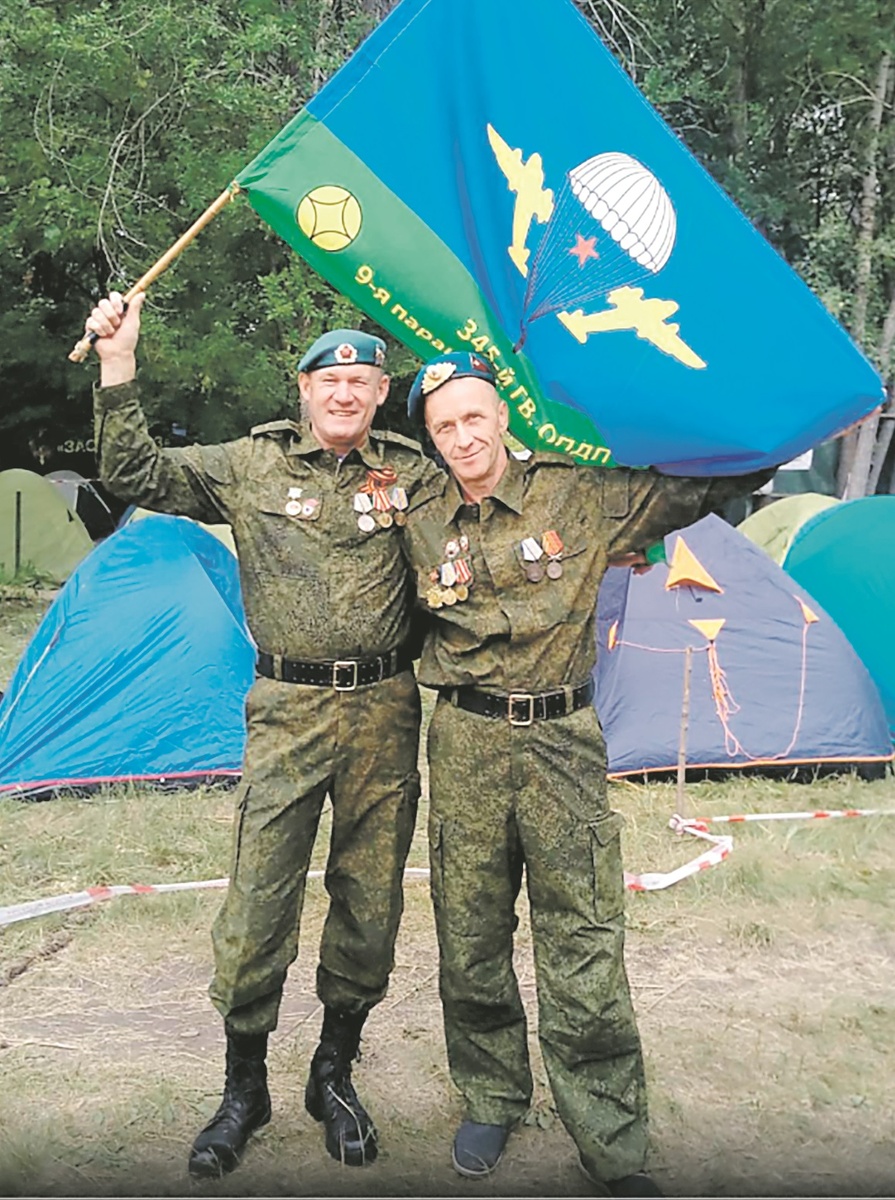 Владимир Рыжов и Андрей Привалов на Международном слёте воинов-участников боевых действий и фестивале военно-патриотической песни «Салам, бача!» в Бузулуке в 2018 году