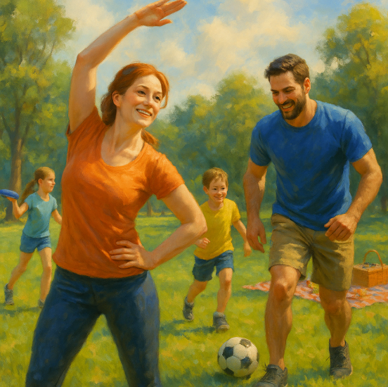 Пикник с элементами фитнеса: активные развлечения на природе