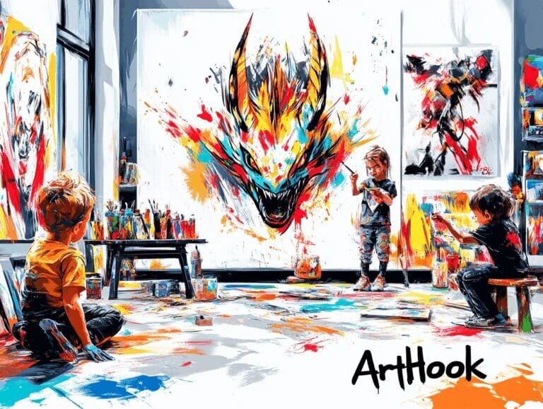    Курсы рисования для детей: как развить креативность и уверенность в себе через искусство Art-Hook.Ru