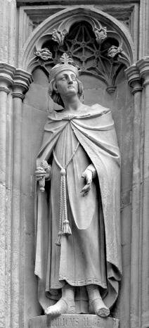 Генрих II. Фрагмент скульптурного декора Кентерберийского собора