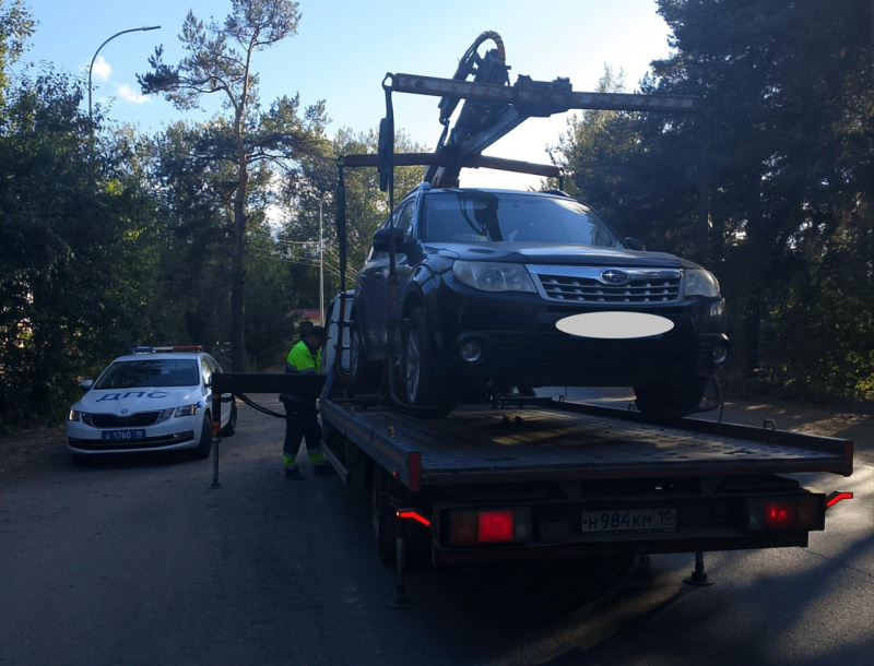    Три водителя без прав не доехали до пункта назначения в ПетрозаводскеГАИ Петрозаводска