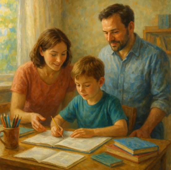 Помощь ребёнку в самоорганизации учебного пространства