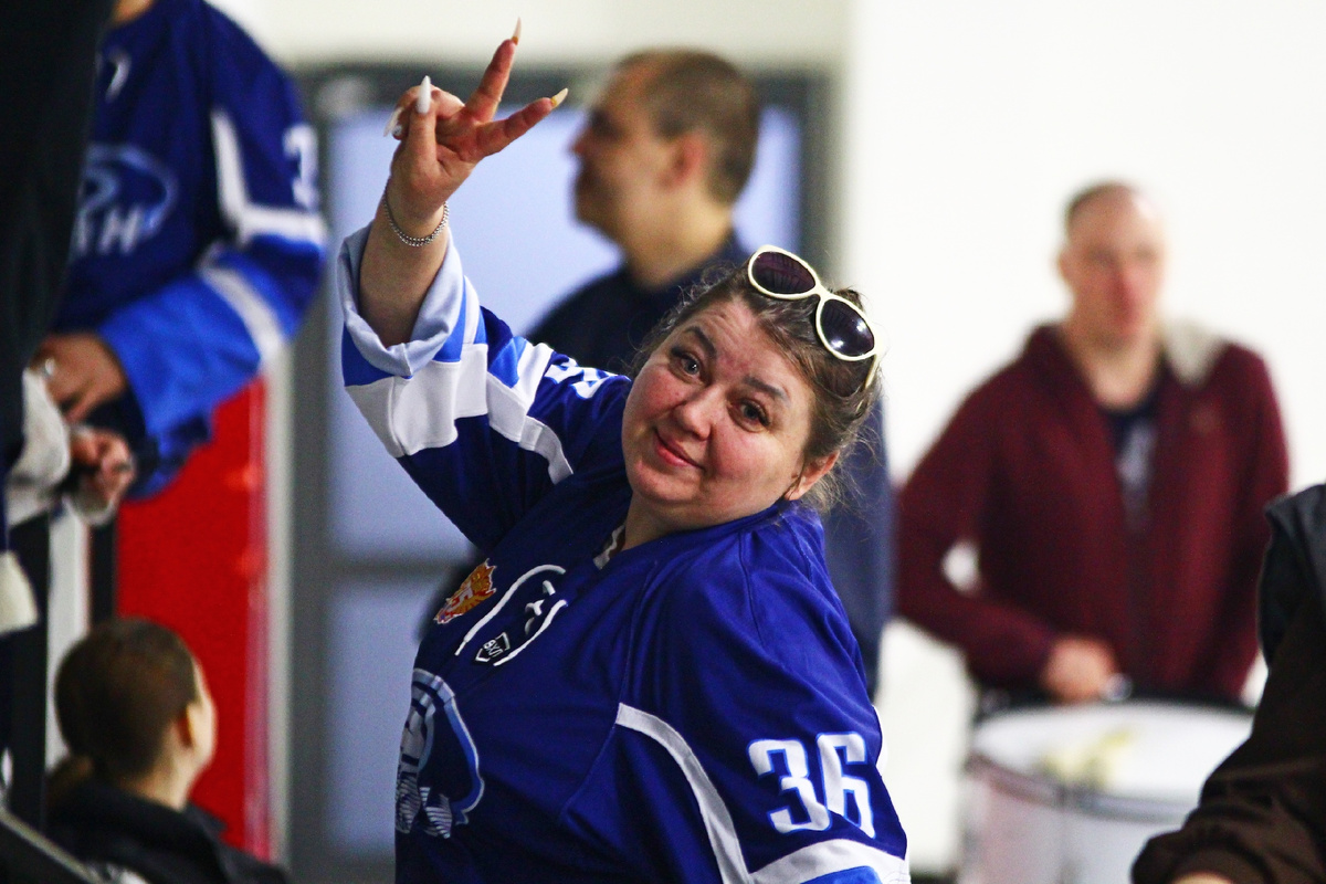Воронежские хоккейные болельщики