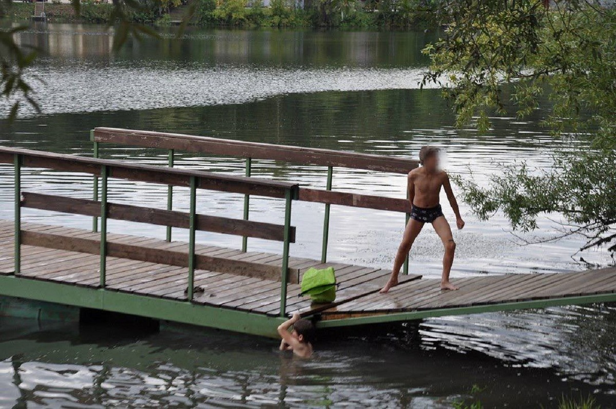    Дети купались на необорудованном пляже в Уфе без присмотра взрослых