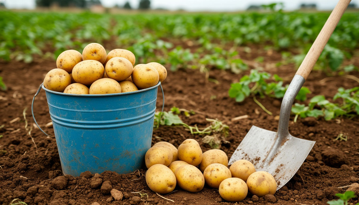 Урожай картофеля без колорадского жука