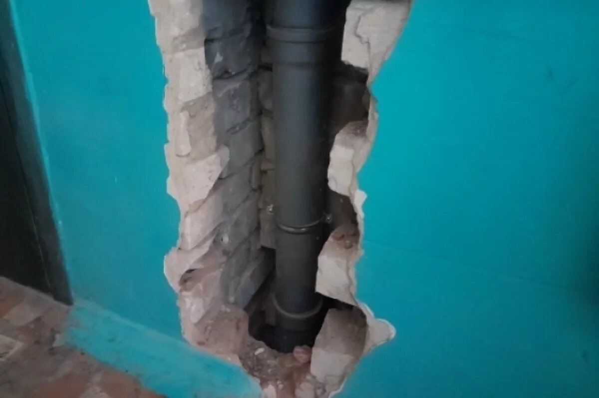    В Омской области в очередной раз затягивается капремонт школы