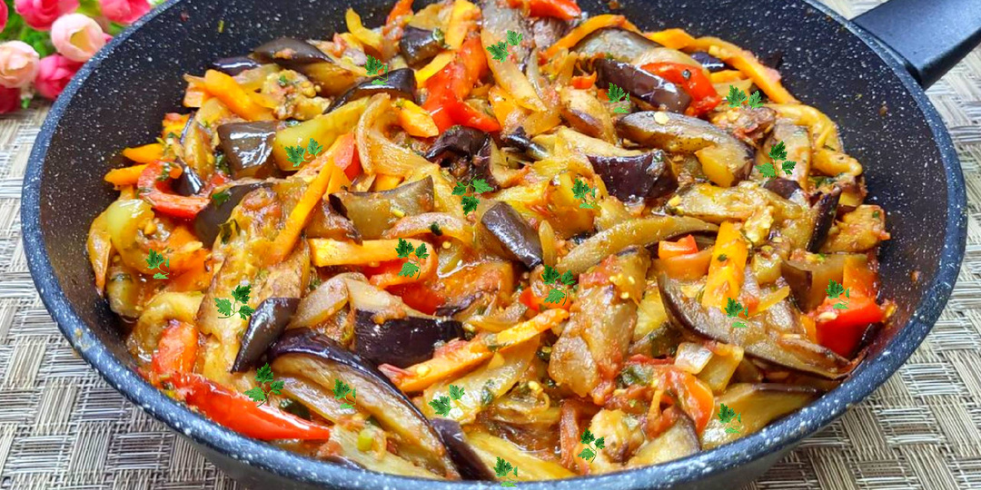 Знаменитое блюдо из баклажанов, которое нравится всем! И мяса не надо! Лучший рецепт из баклажанов