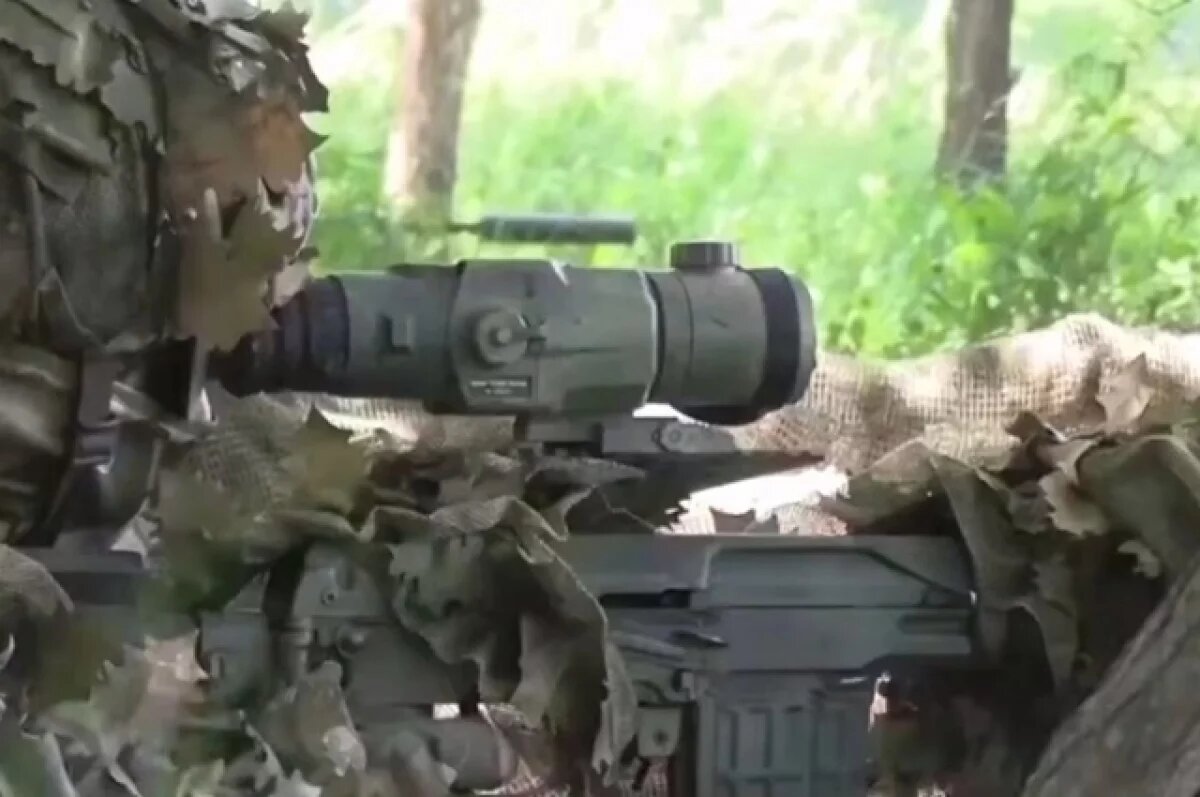    Российский снайпер за боевой выход уничтожил 7 пулеметчиков и 5 БПЛА ВСУ