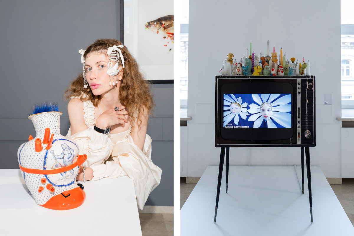    Юлдус Бахтиозина / экспозиция выставки «Игра без слов»