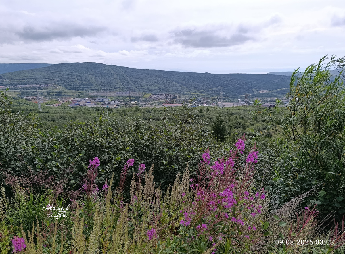 Вид на Магадан от Маски скорби.