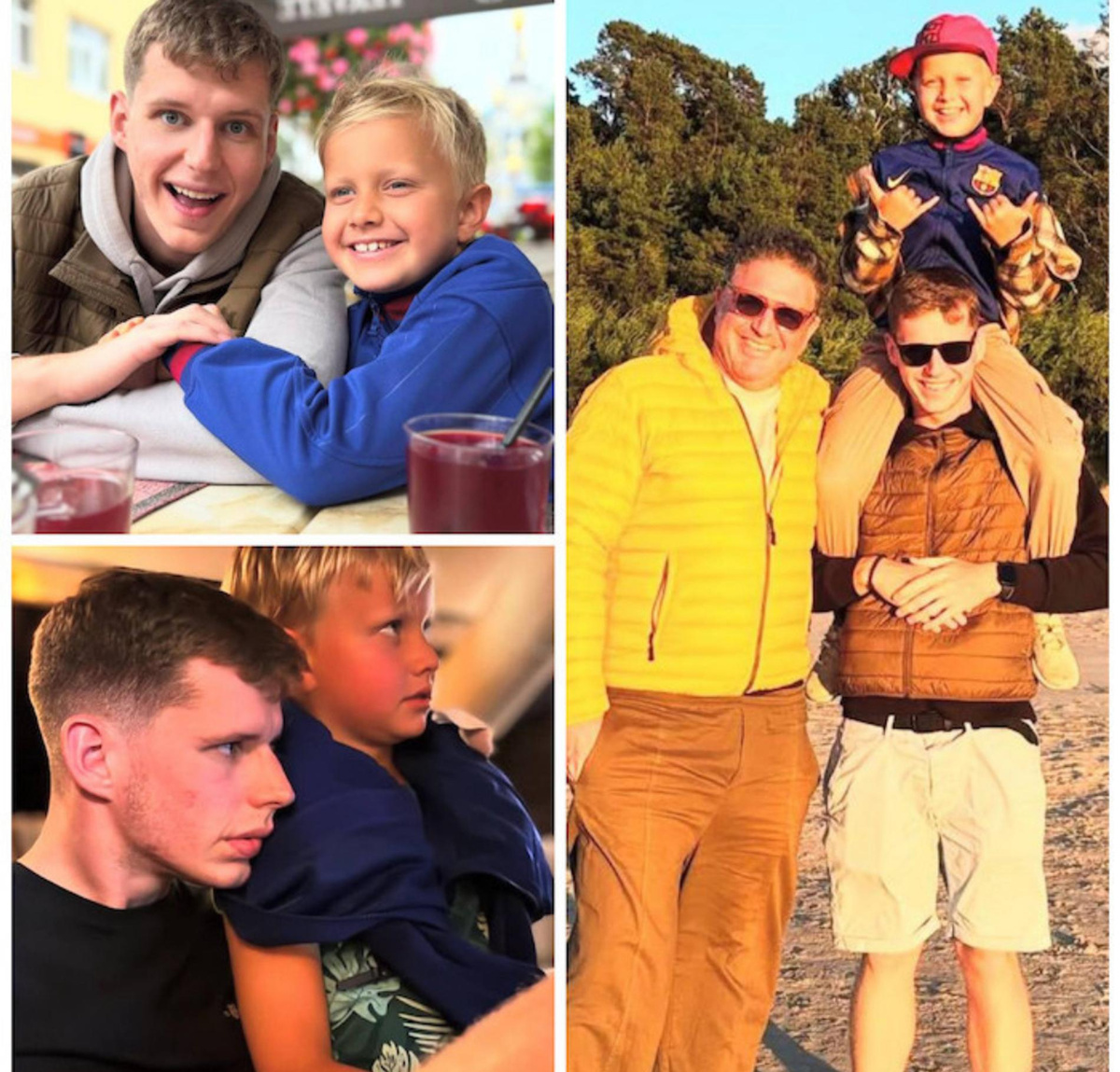    Максим Виторган с сыновьями. Фото: Инстаграм (запрещён в РФ) @mvitorgan