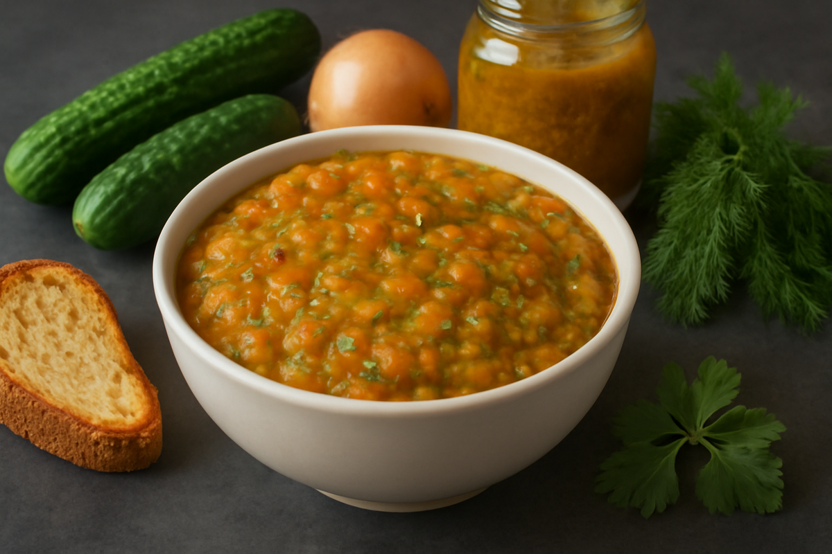 Из свежих огурцов