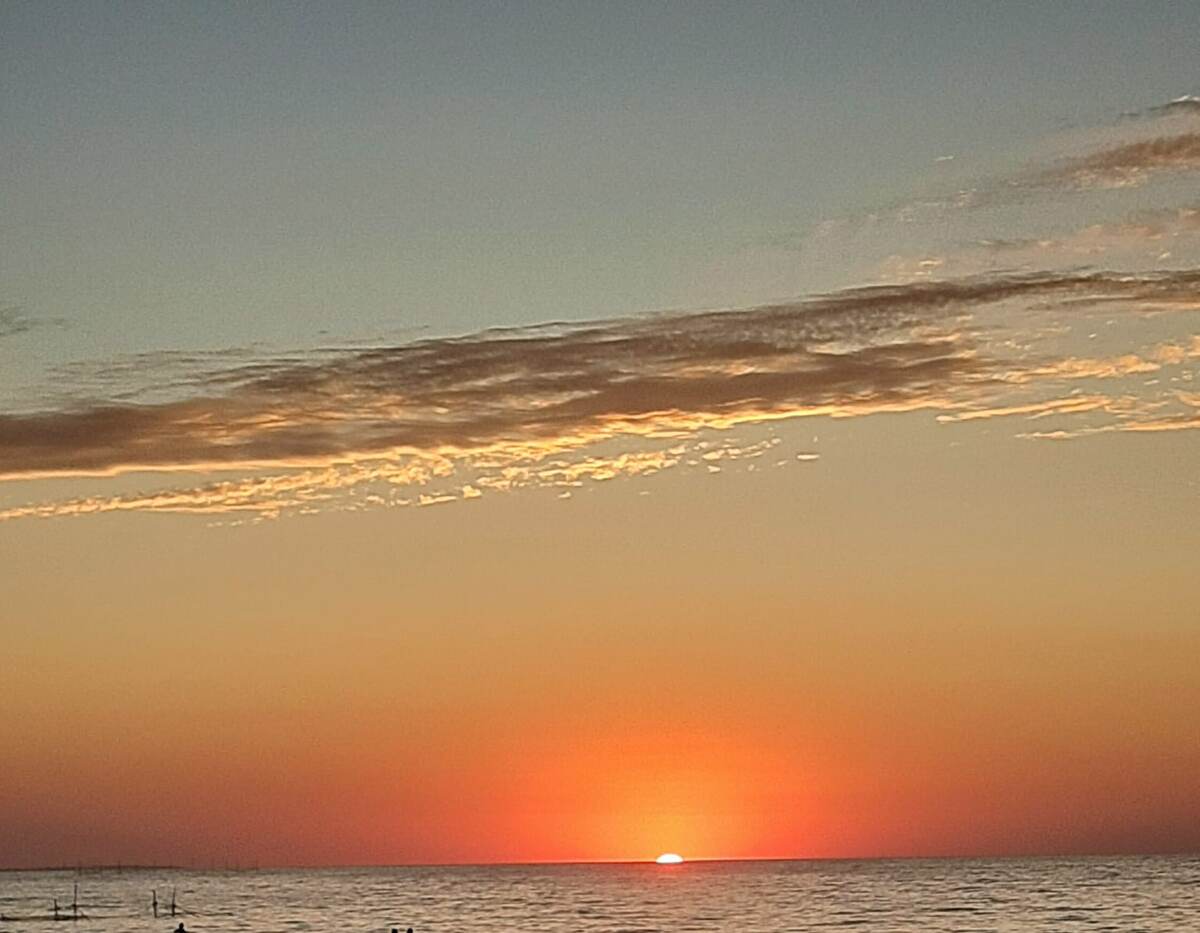 Закат на Азовском море