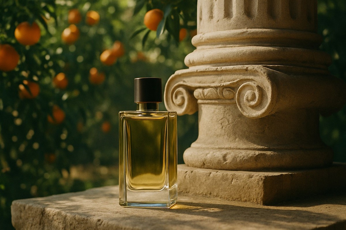 Это примерная визуализация цитрусовых ароматов. Источник: нейросеть