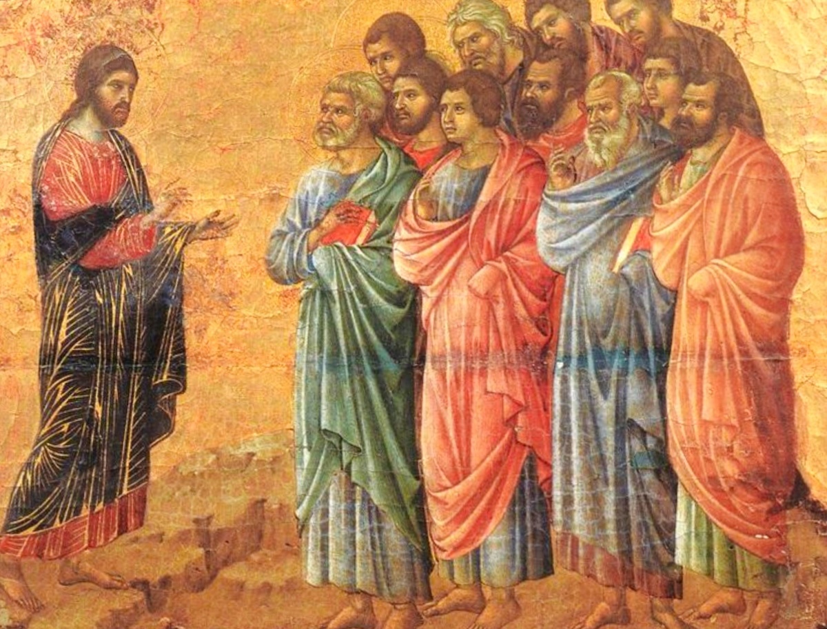 «Призвание апостолов». Художник Дучче ди Буонинсенья.