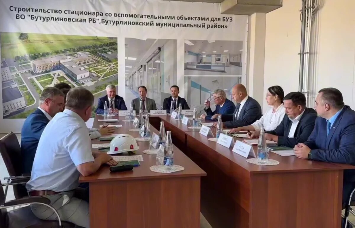    Новый стационар Бутурлиновской районной больницы сдадут до конца года