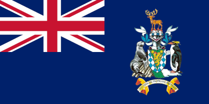 Флаг Южной Георгии и Южных Сандвичевых островов. Источник: flags of the world.