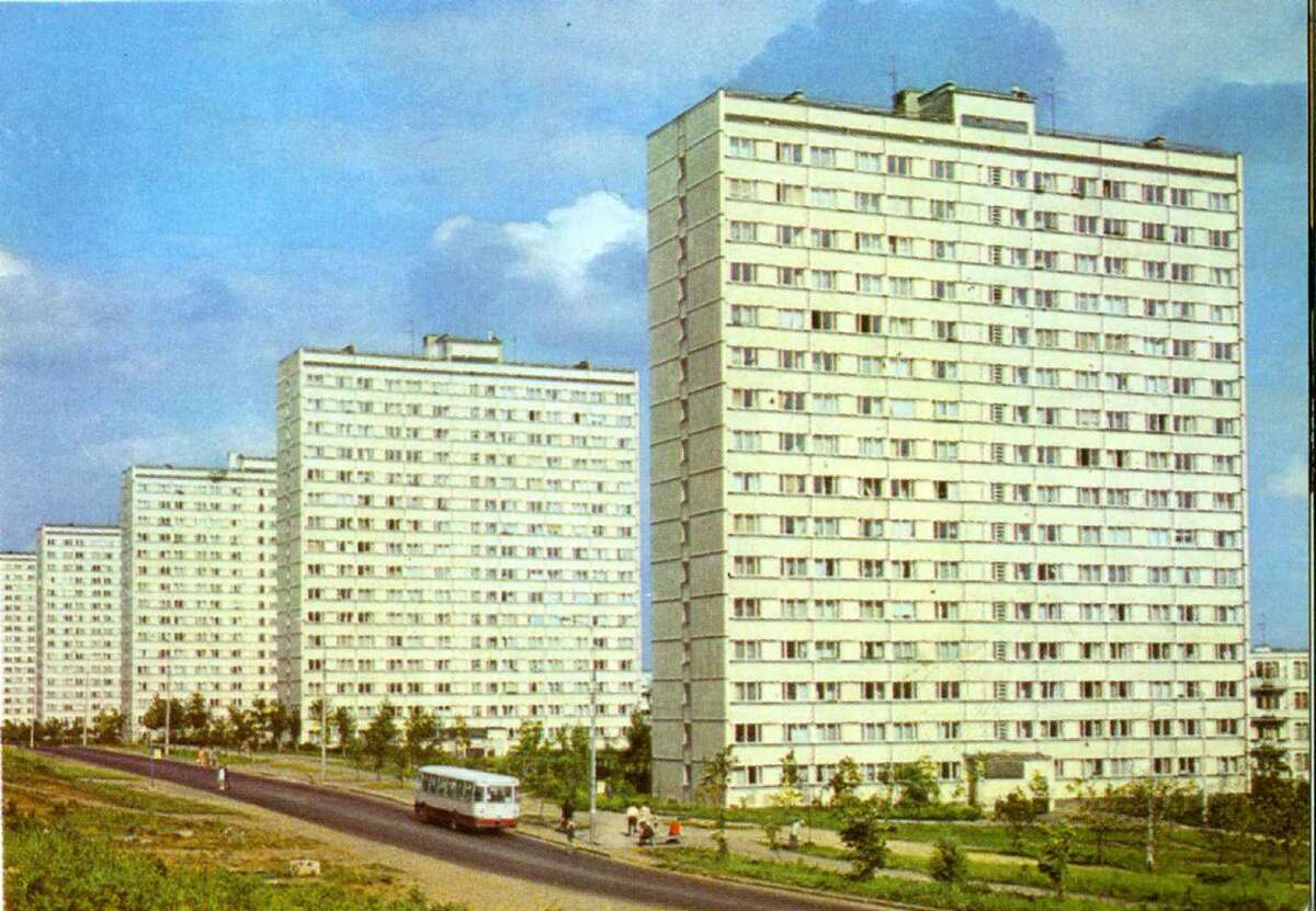 Москва. 95 квартал Кунцева. Начало 70-х годов. Фото pastvu.com