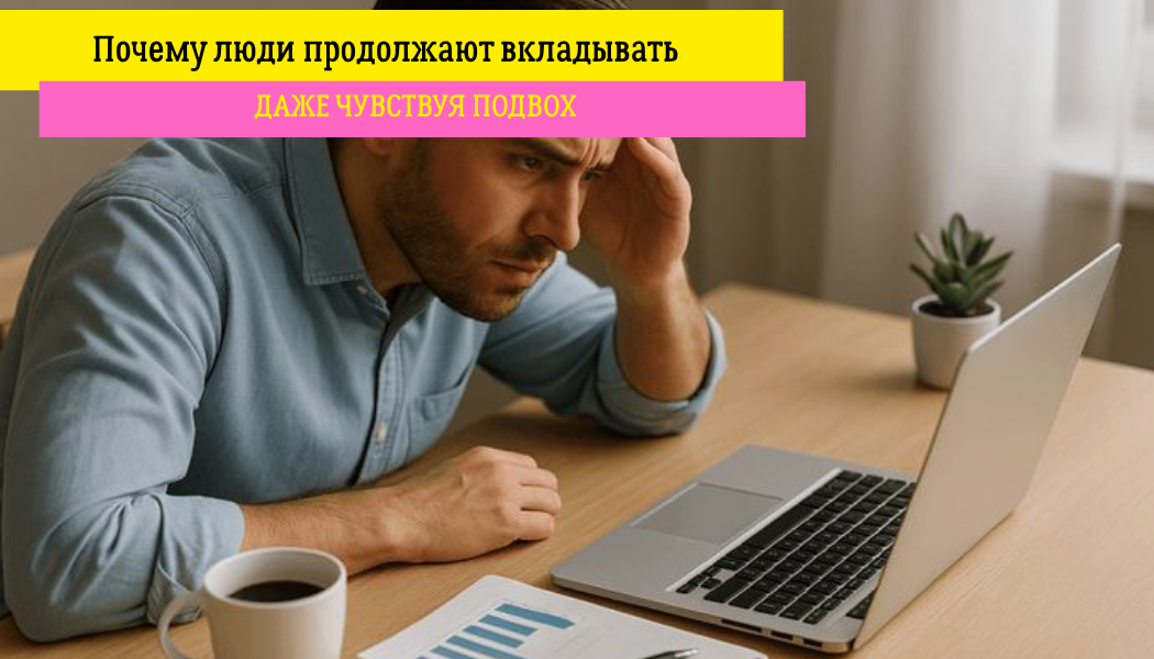 Почему люди продолжают вкладывать, даже чувствуя подвох