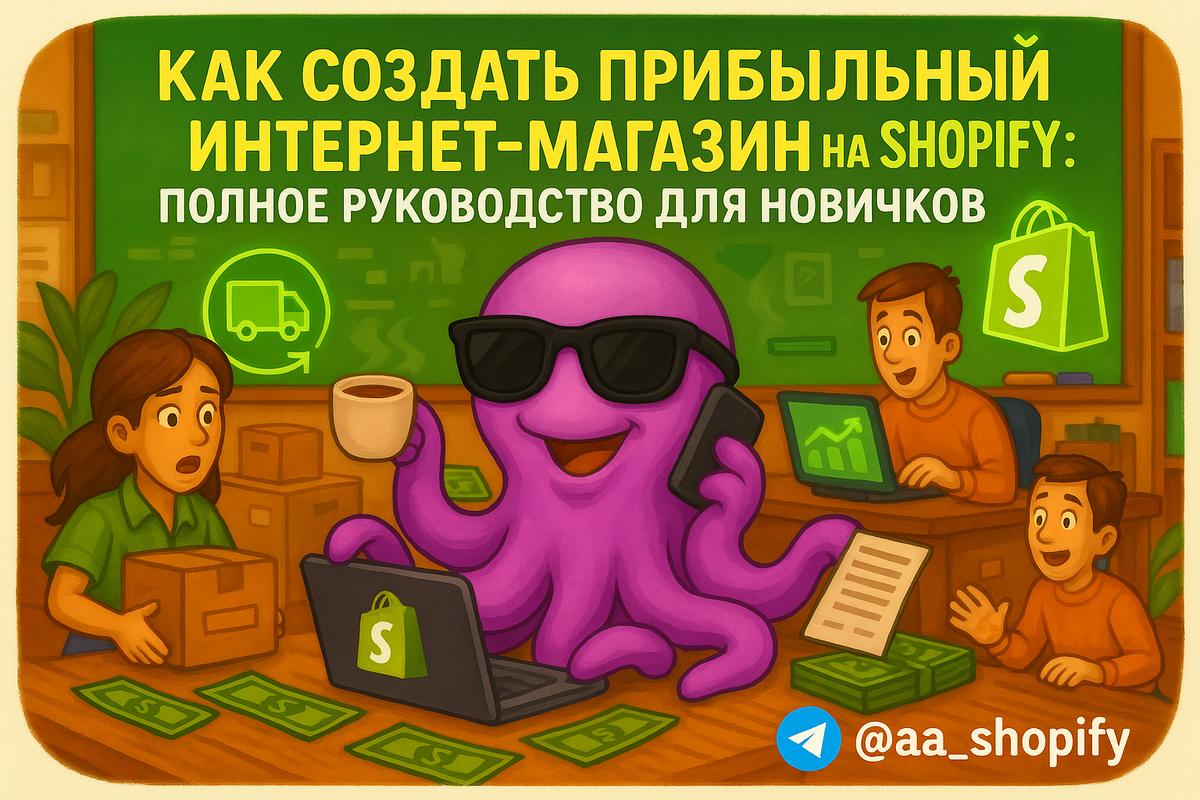    Как создать прибыльный интернет-магазин на Shopify: полное руководство для новичков от регистрации до продаж aa_ecom