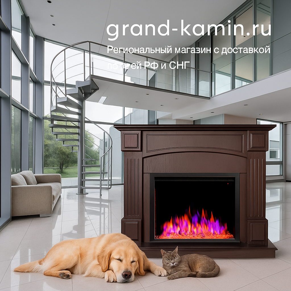    Электрический камин Carolina: как создать уют в доме без хлопот и сложностей установки Kamin