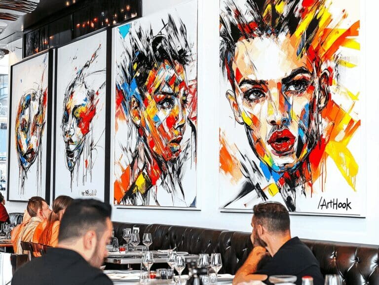    Современные картины в ресторане: как искусство создает уникальную атмосферу и привлекает гостей Art-Hook.Ru