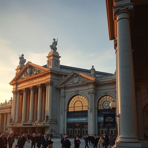 вокзал в стиле неоклассицизм