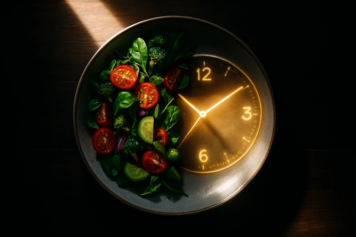 Тарелка с часами